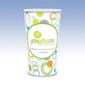44oz-Reusable White Plastic Cup-Hi-Definition Full-Color, Top-Shelf Dishwasher Safe